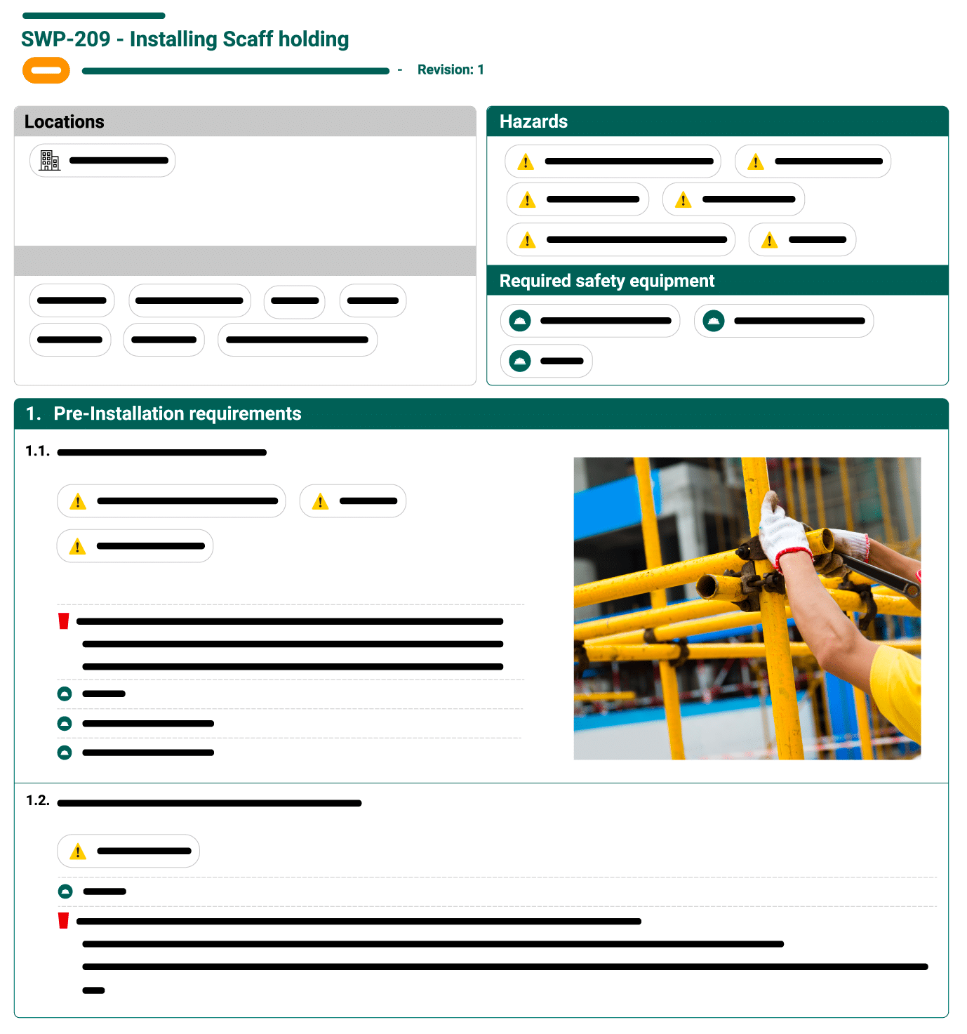Safe Work Procedures Conformit