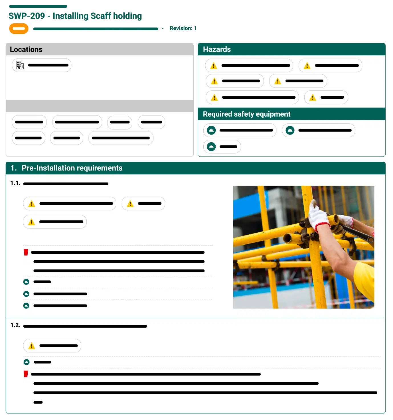 Safe Work Procedures Conformit